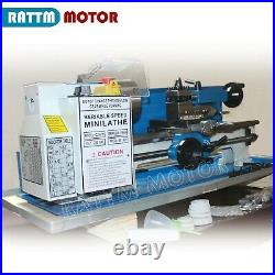 0618 Mini Metal Lathe Machine 550W High-precision 100mm Three-jaw Miliing CNC