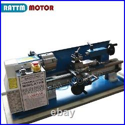 0618 Mini Metal Lathe Machine 550W High-precision 100mm Three-jaw Miliing CNC