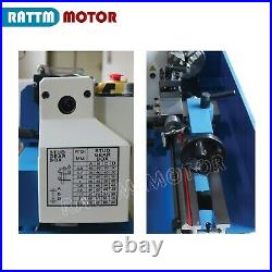 0618 Mini Metal Lathe Machine 550W High-precision 100mm Three-jaw Miliing CNC