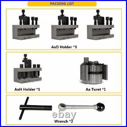 1 SET Size Aa Quick Change Tool Post Holder for Mini Lathe Tool Post