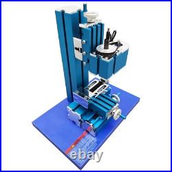 100-240V Mini Benchtop Metal Drilling & Milling Machine Wood Lathe DIY Tool