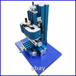 100-240V Mini Benchtop Metal Drilling & Milling Machine Wood Lathe DIY Tool