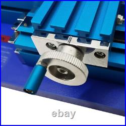 100-240V Mini Metal Lathe Machine for Woodwork, Soft Metals, Plexiglass, Plastic