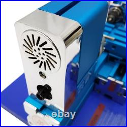 100-240V Mini Metal Lathe Machine for Woodwork, Soft Metals, Plexiglass, Plastic