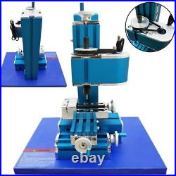 100-240V Small Metal Drilling&Milling Machine Teaching Tool Mini Wood Lathe