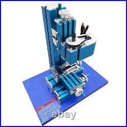 100-240V Small Metal Drilling&Milling Machine Teaching Tool Mini Wood Lathe