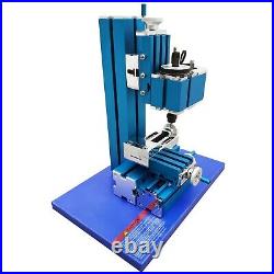 100-240V Small Metal Drilling&Milling Machine Teaching Tool Mini Wood Lathe