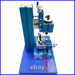 100-240V Small Metal Drilling&Milling Machine Teaching Tool Mini Wood Lathe