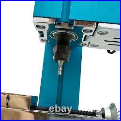 100-240V Small Metal Drilling&Milling Machine Teaching Tool Mini Wood Lathe