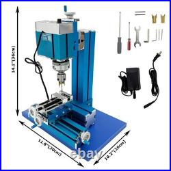 100V-240V Mini Milling Machine 60W Wood Milling Lathe Machine DIY Miller