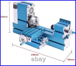 110-220V Universal Mini Metal Lathe Milling Machine Motorized Metalworking Tool