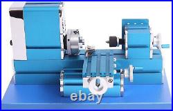 110-220V Universal Mini Metal Lathe Milling Machine Motorized Metalworking Tool
