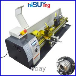 1100W Electronic Pulse Precision Metal Wood Bench Lathe 824 Mini Lathe MT5