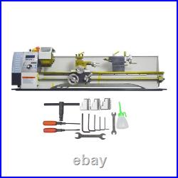 1100W Table Precision Metal Lathe Electric Pulse Mini Lathe 0.01-0.4mm Auto Feed