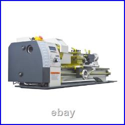 1100W Table Precision Metal Lathe Electric Pulse Mini Lathe 0.01-0.4mm Auto Feed