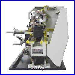 1100W Table Precision Metal Lathe Electric Pulse Mini Lathe 0.01-0.4mm Auto Feed