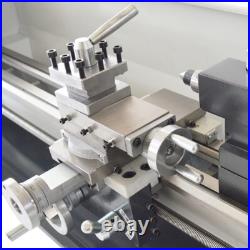 1100W Table Precision Metal Lathe Electric Pulse Mini Lathe 0.01-0.4mm Auto Feed