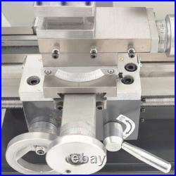 1100W Table Precision Metal Lathe Electric Pulse Mini Lathe 0.01-0.4mm Auto Feed