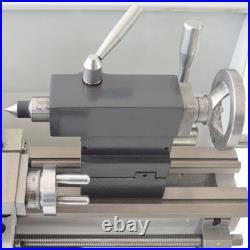 1100W Table Precision Metal Lathe Electric Pulse Mini Lathe 0.01-0.4mm Auto Feed