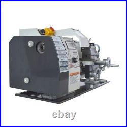 110V 600W WM180V Mini Bench Metal Lathe Variable Speed Teaching Lathe 10-44T. P. I