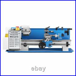 110V 7''x14'' 550W Variable-Speed Mini Metal Lathe Variable 0.75HP Speed 2500RPM