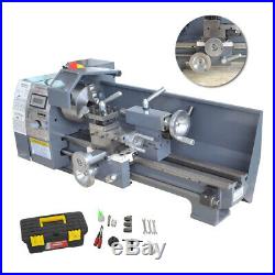 110V 8''x16'' 750W Variable-Speed Mini Metal Lathe Bench Digital Woodworking New