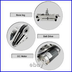 110V 80W DIY Mini Lathe Multifunctional Home Woodworking Lathe 2000-6000RPM