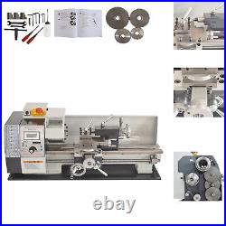 110V 900W Mini Metal Lathe Bench Metric Precision Metalworking Machine WM210V