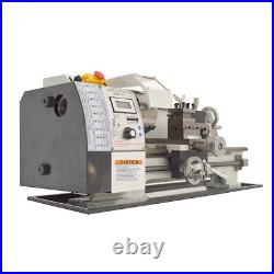 110V 900W Mini Metal Lathe Bench Metric Precision Metalworking Machine WM210V