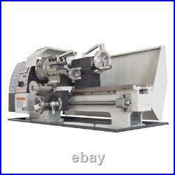 110V 900W Mini Metal Lathe Bench Metric Precision Metalworking Machine WM210V