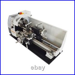 110V 900W Mini Metal Lathe Bench Metric Precision Metalworking Machine WM210V