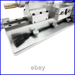 110V DIY Mini Metal Lathe 2000-6000RPM 80W Brushed Motor Post for Home Woodwork