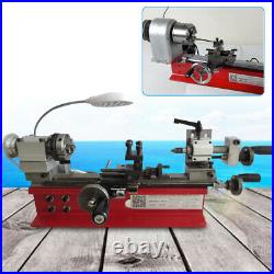 110V DIY Miniature CNC Metal Wood Multifunction Mini Lathe Machine 2500RPM 400W