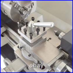 110V Small Precision Metal Processing Lathe Three-jaw Chuck Lathe 50-2500RPM