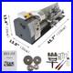 110V WM210V Metric Precision Metal Bench Lathe 900W Brushless Mini Metal Lathe