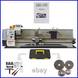 110V WM210V Metric Precision Metal Bench Lathe 900W Brushless Mini Metal Lathe