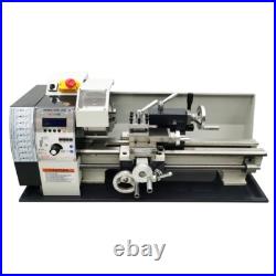 110V X-axis Auto Feed Precision Metal Lathe Mini Lathe MT5 RC-210E Bench Lathe