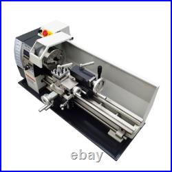 110V X-axis Auto Feed Precision Metal Lathe Mini Lathe MT5 RC-210E Bench Lathe