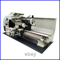 110V X-axis Auto Feed Precision Metal Lathe Mini Lathe MT5 RC-210E Bench Lathe