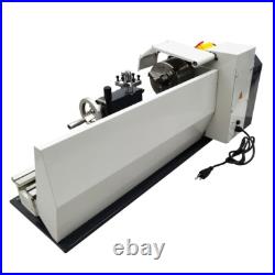 110V X-axis Auto Feed Precision Metal Lathe Mini Lathe MT5 RC-210E Bench Lathe