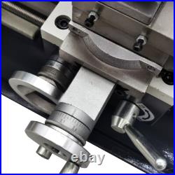 110V X-axis Auto Feed Precision Metal Lathe Mini Lathe MT5 RC-210E Bench Lathe
