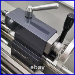 110V X-axis Auto Feed Precision Metal Lathe Mini Lathe MT5 RC-210E Bench Lathe