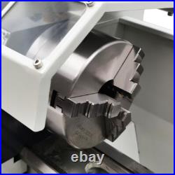 110V X-axis Auto Feed Precision Metal Lathe Mini Lathe MT5 RC-210E Bench Lathe