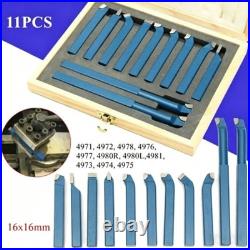 11PCS Metal Lathe Tools/Knife Set Bits for Motorized Lathe Machine 8/10/12/16mm
