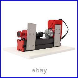 1200rev/min Mini Multifunction Metal Motorized Lathe Machine DIY Power Tool Red