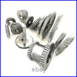 17Pcs/Set Mini Lathe Gears, Metal Cutting Machine Gears, Lathe Gears