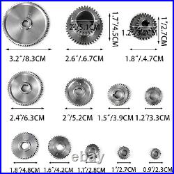 18Pcs/Set CJ0618 Lathe Mini Lathe Gears Metal Cutting Machine Gears Lathe Gears