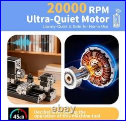 20,000 RPM DIY Mini Lathe Safe, All-Metal, with Cooling Fan for Wood & Metals 20,000 RPM DIY Mini Lathe Safe, All-Metal, with Cooling Fan for Wood & Metals