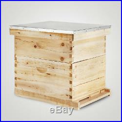 20-Frame Langstroth Bee Hive Complete Box Kit Free Shipping