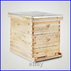 20-Frame Langstroth Bee Hive Complete Box Kit Free Shipping